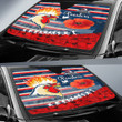 Love New Zealand Auto Sun Shades - Sydney Roosters Style Anzac Day New Auto Sun Shades A35