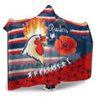 Love New Zealand Hooded Blanket - Sydney Roosters Style Anzac Day New Hooded Blanket A35