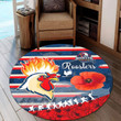 Love New Zealand Round Carpet - Sydney Roosters Style Anzac Day New Round Carpet | africazone.store
