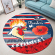 Love New Zealand Round Carpet - Sydney Roosters Style Anzac Day New Round Carpet A35
