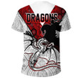 St. George Illawarra Dragons Aboriginal Tattoo Style T-shirt A31 | Lovenewzealand.co