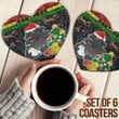 Love New Zealand Coasters (Sets of 6) - Penrith Panthers Chritsmas 2022 Coasters A35