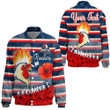 Love New Zealand Clothing - Sydney Roosters Anzac Day New Style Thicken Stand-Collar Jacket A35 | Love New Zealand