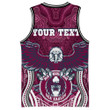 Love New Zealand Clothing - Manly Warringah Sea Eagles New Style Basketball Jersey A35 | Love New Zealand