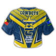 Love New Zealand Clothing - North Queensland Cowboys Naidoc 2022 Sporty Style Croptop T-shirt A35 | Love New Zealand