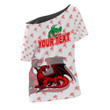 Love New Zealand Clothing - St. George Illawarra Dragons Style New Off Shoulder T-Shirt A35 | Love New Zealand
