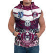 Love New Zealand Clothing - Manly Warringah Sea Eagles New Style Sleeveless Hoodie A35 | Love New Zealand