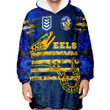 Love New Zealand Clothing - Parramatta Eels New Style Oodie Blanket Hoodie A35 | Love New Zealand