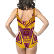 Love New Zealand Clothing - Brisbane Broncos Naidoc 2022 Sporty Style Women Low Cut Swimsuit A35 | Love New Zealand