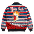 Love New Zealand Clothing - Sydney Roosters Anzac Day New Style Bomber Jackets A35 | Love New Zealand