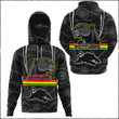 Love New Zealand Clothing - Penrith Panthers Head Panthers Hoodie Gaiter A35 | Love New Zealand