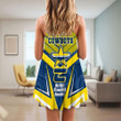 Love New Zealand Clothing - North Queensland Cowboys Naidoc 2022 Sporty Style Strap Summer Dress A35 | Love New Zealand