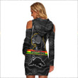 Love New Zealand Clothing - Penrith Panthers Head Panthers  Women's Tight Dress A35 | Love New Zealand