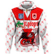 Love New Zealand Clothing - St. George Illawarra Dragons Style New Zip Hoodie A35 | Love New Zealand