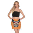 Love New Zealand Mini Skirt - Wests Tigers Christmas Women's Mini Skirt With Side Strap Closure A31 | Lovenewzealand.co
