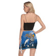 Love New Zealand Mini Skirt - Canterbury-Bankstown Bulldogs Naidoc 2022 Women's Mini Skirt With Side Strap Closure A31