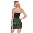 Love New Zealand Mini Skirt - Penrith Panthers Tattoo Style Women's Mini Skirt With Side Strap Closure A31