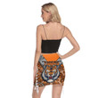 Love New Zealand Mini Skirt - West Tiger Tattoo Style Women's Mini Skirt With Side Strap Closure A31