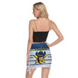 Love New Zealand Mini Skirt - North Queensland Cowboys Tattoo Style Women's Mini Skirt With Side Strap Closure A31