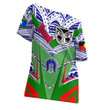 Love New Zealand Clothing - New Zealand Warriors Naidoc 2022 Sporty Style Off Shoulder T-Shirt A35 | Love New Zealand