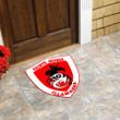 Love New Zealand Custom Shape Rubber Doormat - St. George Illawarra Dragons Logo Custom Shape Rubber Doormat A35