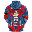 Love New Zealand Clothing - Sydney Roosters Naidoc 2022 Sporty Style Zip Hoodie A35 | Love New Zealand