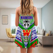 Love New Zealand Clothing - New Zealand Warriors Naidoc 2022 Sporty Style Strap Summer Dress A35 | Love New Zealand