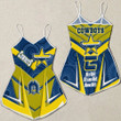 Love New Zealand Clothing - North Queensland Cowboys Naidoc 2022 Sporty Style Women Rompers A35