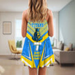 Love New Zealand Clothing - Gold Coast Titans Naidoc 2022 Sporty Style Strap Summer Dress A35 | Love New Zealand
