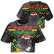 Love New Zealand Clothing - (Custom) Penrith Panthers Chritsmas 2022 Croptop T-shirt A35 | Love New Zealand