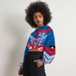 Love New Zealand Clothing - Newcastle Knights Naidoc 2022 Sporty Style Croptop Hoodie A35 | Love New Zealand