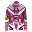 Love New Zealand Clothing - Manly Warringah Sea Eagles Naidoc 2022 Sporty Style Thicken Stand-Collar Jacket A35 | Love New Zealand