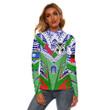 Love New Zealand Clothing - New Zealand Warriors Naidoc 2022 Sporty Style Women's Stretchable Turtleneck Top A35 | Love New Zealand