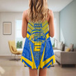 Love New Zealand Clothing - Parramatta Eels Naidoc 2022 Sporty Style Strap Summer Dress A35 | Love New Zealand