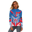 Love New Zealand Clothing - Newcastle Knights Naidoc 2022 Sporty Style Women's Stretchable Turtleneck Top A35 | Love New Zealand