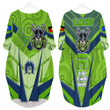 Love New Zealand Clothing - Canberra Raiders Naidoc 2022 Sporty Style Batwing Pocket Dress A35 | Love New Zealand