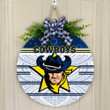 Love New Zealand Wooden Sign - (Custom) North Queensland Cowboys Tattoo Style Round Wooden Sign A31 | Lovenewzealand.co