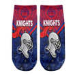 Love New Zealand Socks - Newcastle Knights Tattoo Style Ankle Socks A31 | Lovenewzealand.co