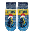 Love New Zealand Socks - Gold Coast Titans Christmas Ankle Socks A31 | Lovenewzealand.co