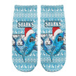 Love New Zealand Socks - (Custom) Cronulla-Sutherland Sharks Christmas Ankle Socks A31 | Lovenewzealand.co