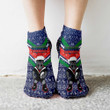 Love New Zealand Socks - New Zealand Warriors Christmas Ankle Socks A31