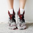 Love New Zealand Socks - (Custom) St. George Illawarra Dragons Tattoo Style Ankle Socks A31