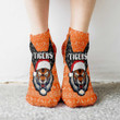 Love New Zealand Socks - (Custom) Wests Tigers Christmas Ankle Socks A31