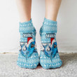 Love New Zealand Socks - (Custom) Cronulla-Sutherland Sharks Christmas Ankle Socks A31