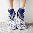 Love New Zealand Socks - Canterbury-Bankstown Bulldogs Tatto Style Ankle Socks A31