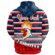Love New Zealand Clothing - Sydney Roosters Anzac Day New Style Hoodie A35 | Love New Zealand