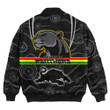 Love New Zealand Clothing - Penrith Panthers Head Panthers Bomber Jackets A35 | Love New Zealand