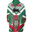 Love New Zealand Clothing - South Sydney Rabbitohs Naidoc 2022 Sporty Style Oodie Blanket Hoodie A35 | Love New Zealand