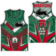 Love New Zealand Clothing - South Sydney Rabbitohs Naidoc 2022 Sporty Style Basketball Jersey A35 | Love New Zealand
