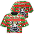 Love New Zealand Clothing - (Custom) South Sydney Rabbitohs Christmas 2022 Croptop T-shirt A35 | Love New Zealand